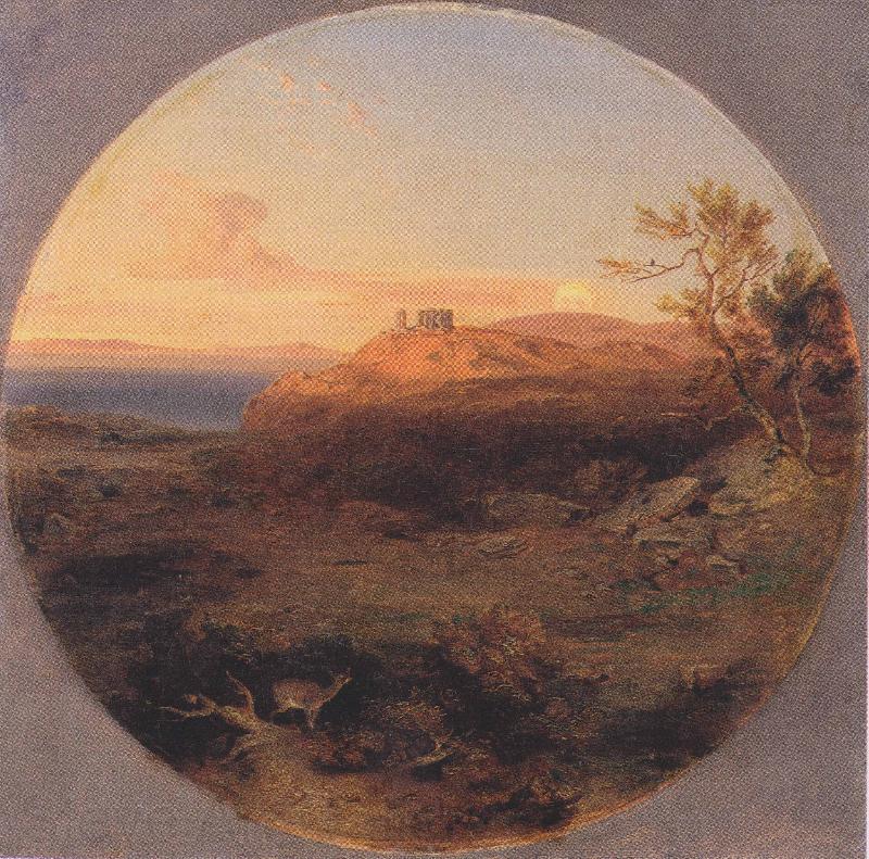 Carl Rottmann Landscape on the island of Aegina Germany oil painting art